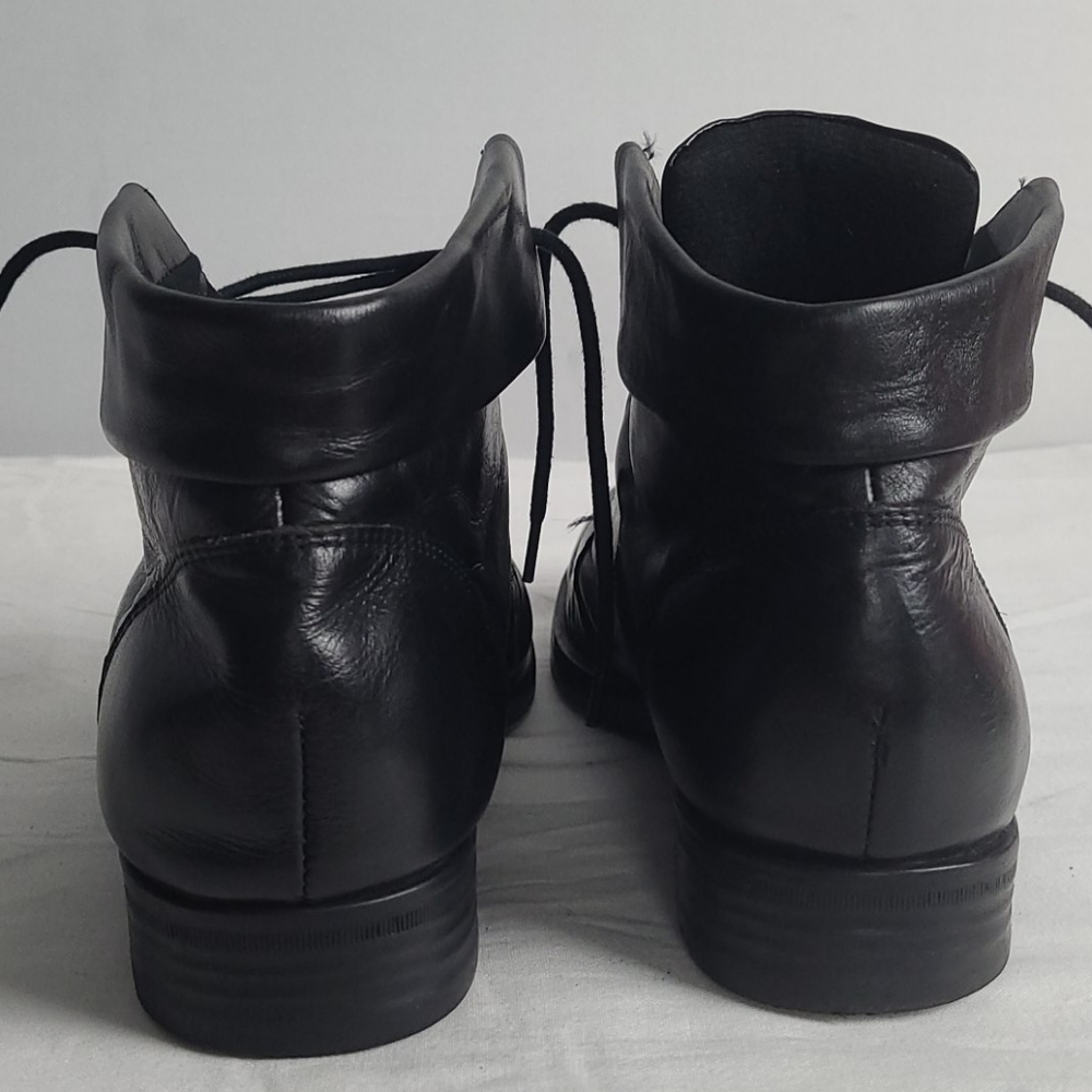 EARTH SHOE CHACO BLACK LEATHER SHOES 10.5W LACE UP - Picture 5 of 16